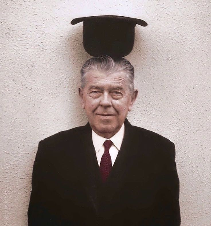 Photograph of René Magritte