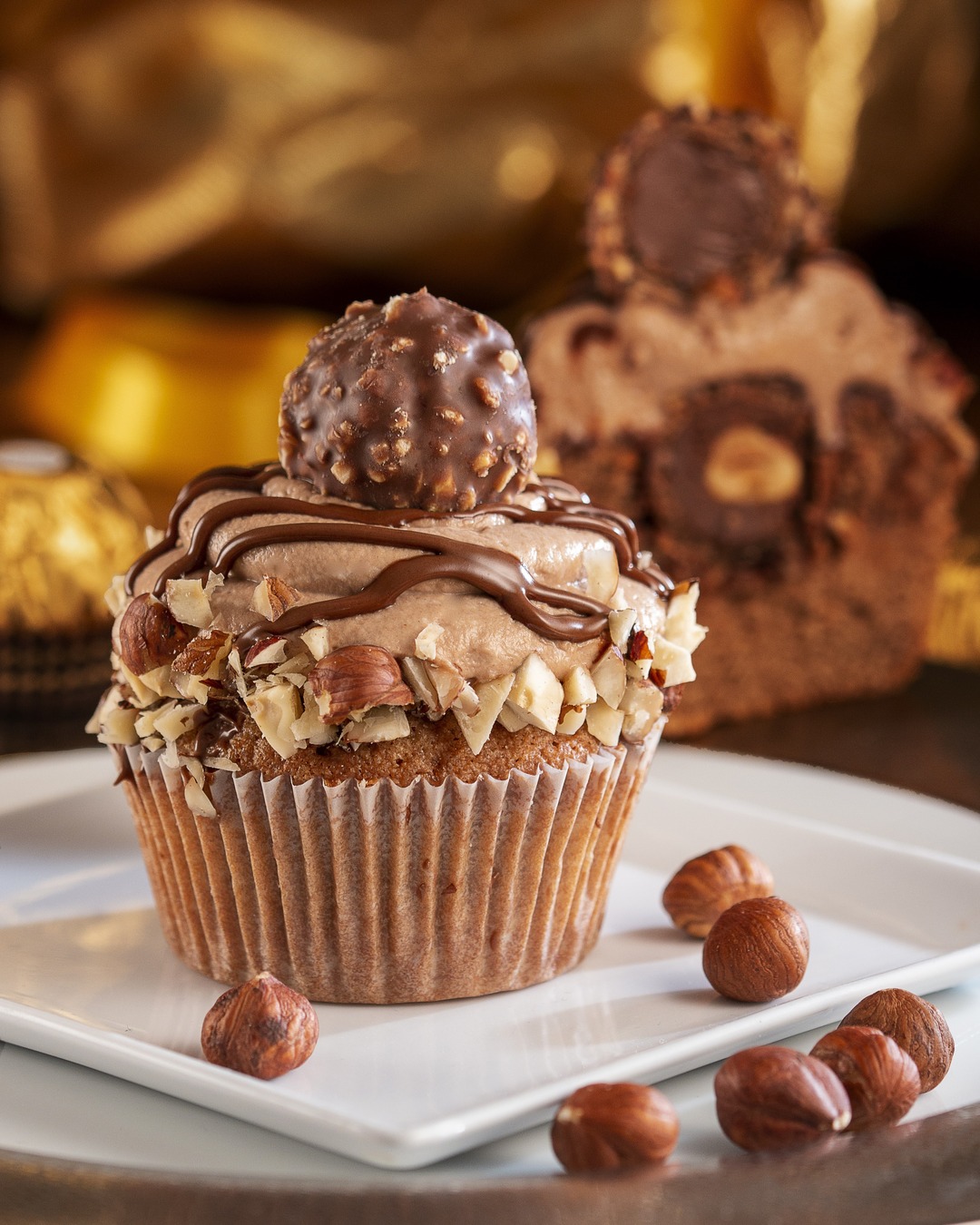 Ferrero Rocher Cupcake