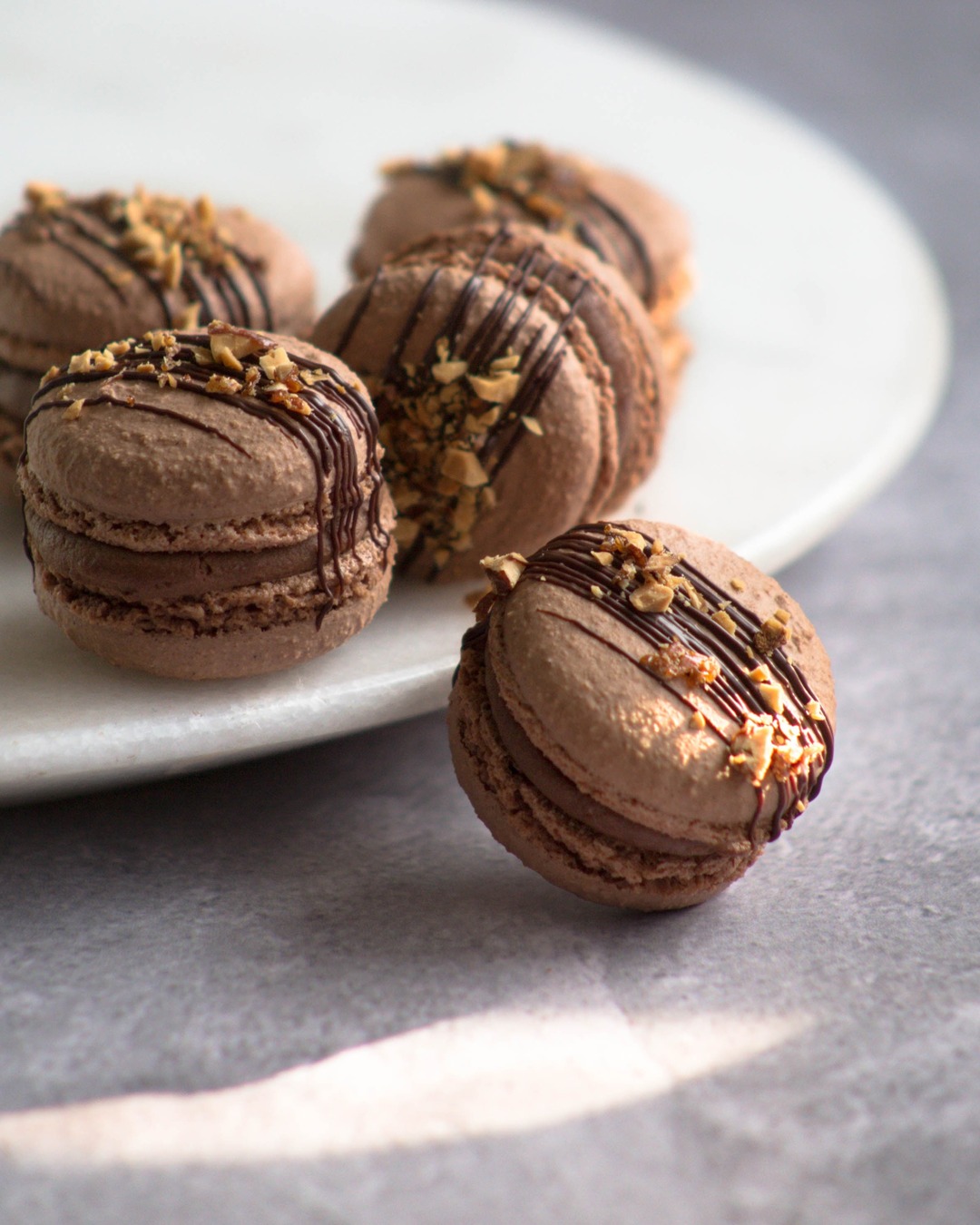 Chocolate Macarons